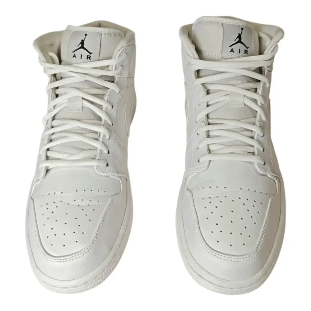 NIKE Air Jordan 1 Retro Mid 'White' Sneakers Size 11